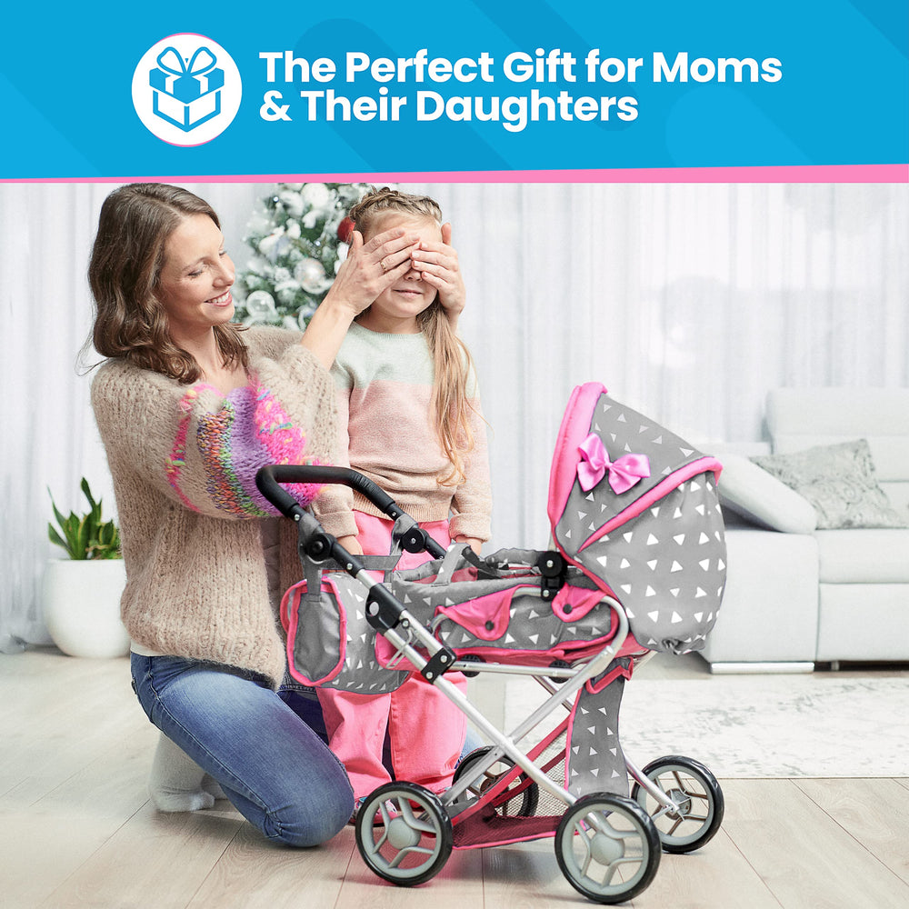 Kinderplay lightweight durable frame makes pushing easy.