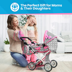 Kinderplay lightweight durable frame makes pushing easy.
