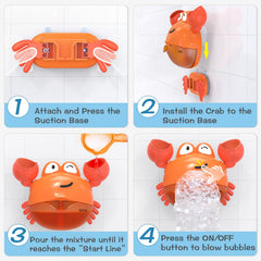 KINDIARY bubble toy sparks imaginative bath games for babies and toddlers