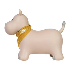 Kindsgut Bouncy Hippo sturdy base supports energetic bouncing.