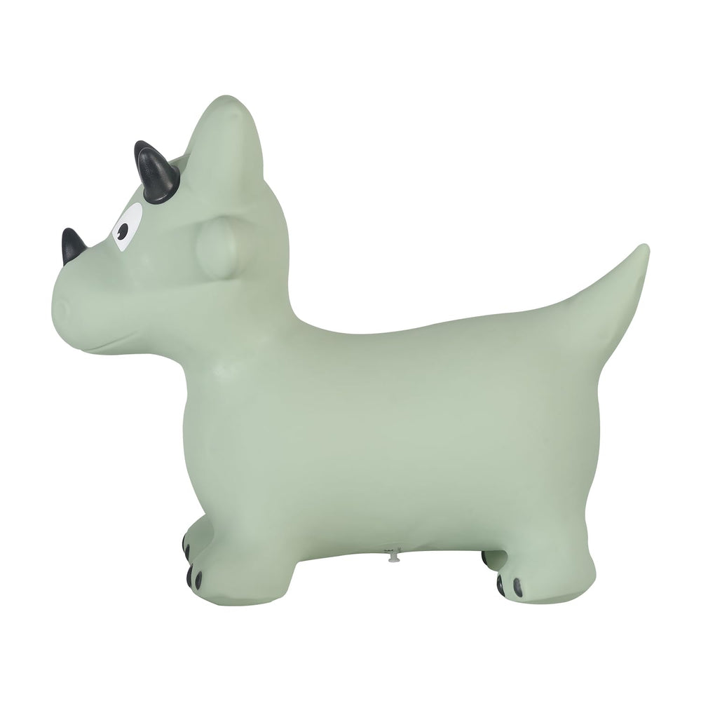 Kindsgut Dino Hopper used outdoors in the garden for active play