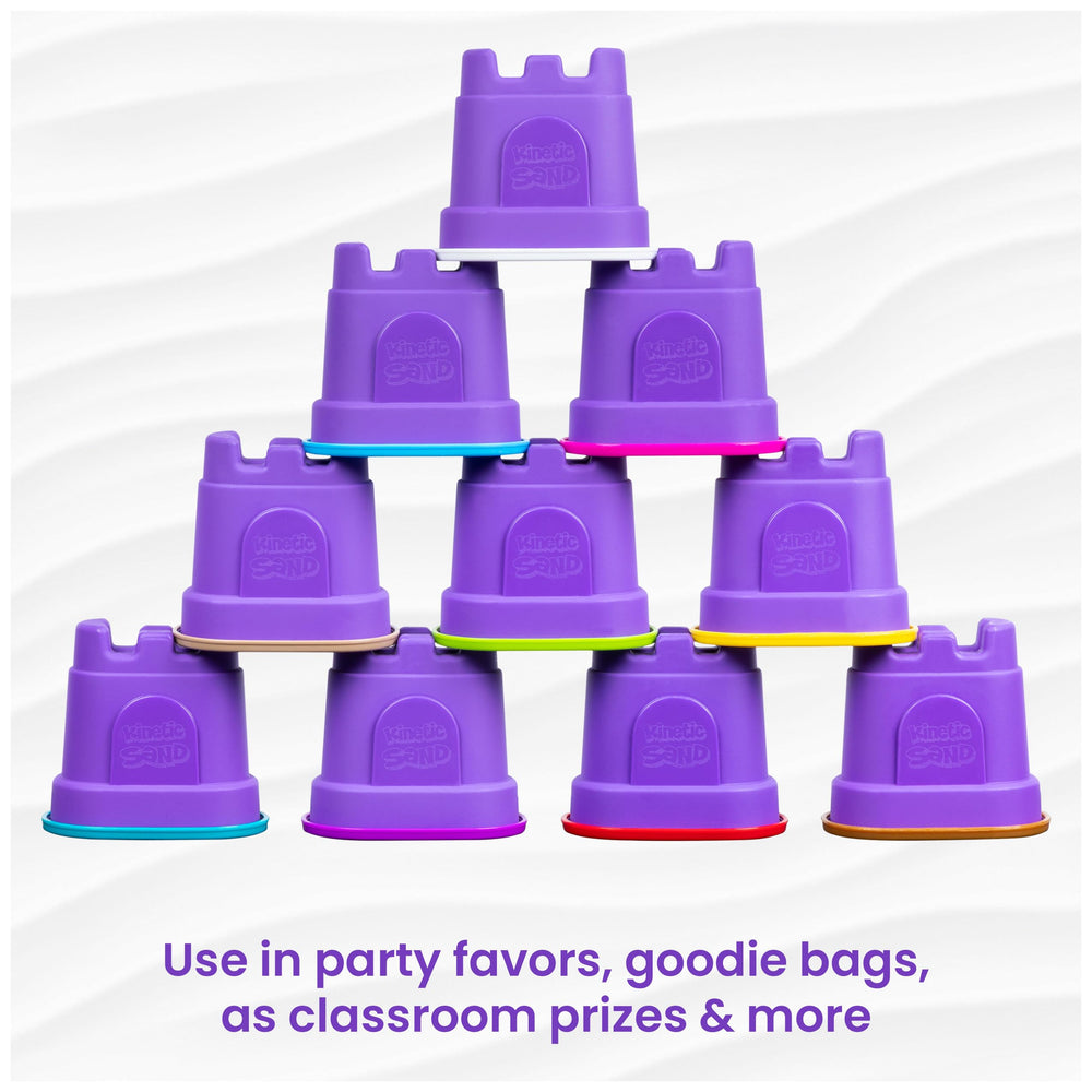 Color-mixing fun with Kinetic Sand enhances exploration and playful experimentation.