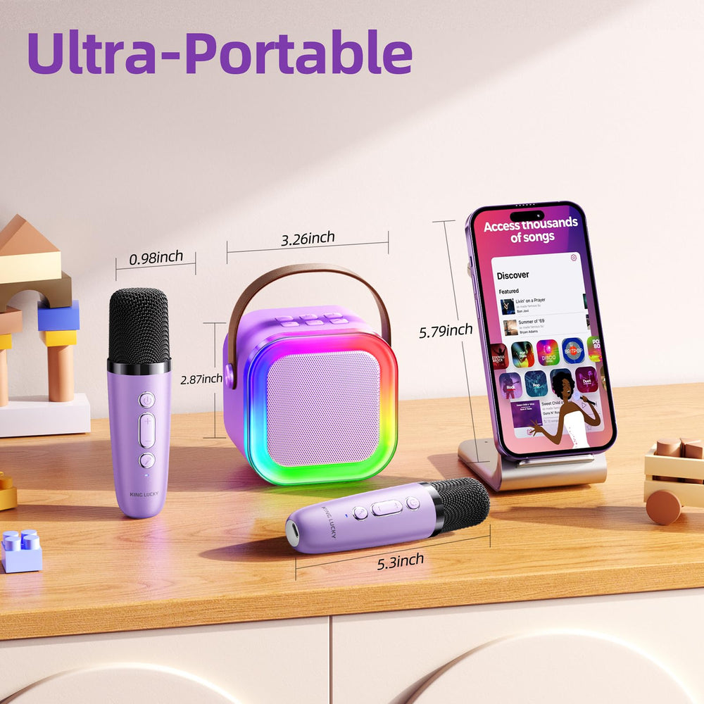 Kinglucky gift-ready karaoke for birthdays inspires creative play.