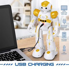 KingsDragon RC robot built from non-toxic ABS plastic for safe play