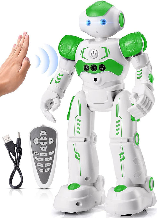 KingsDragon RC robot gesture-control enables intuitive play for kids.