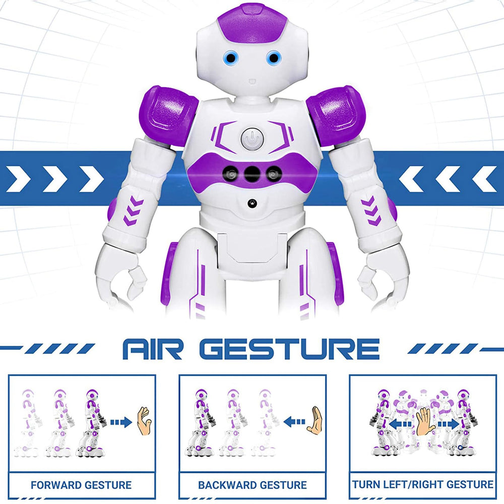 KingsDragon RC robot eye-led lighting enhances engaging play sessions.
