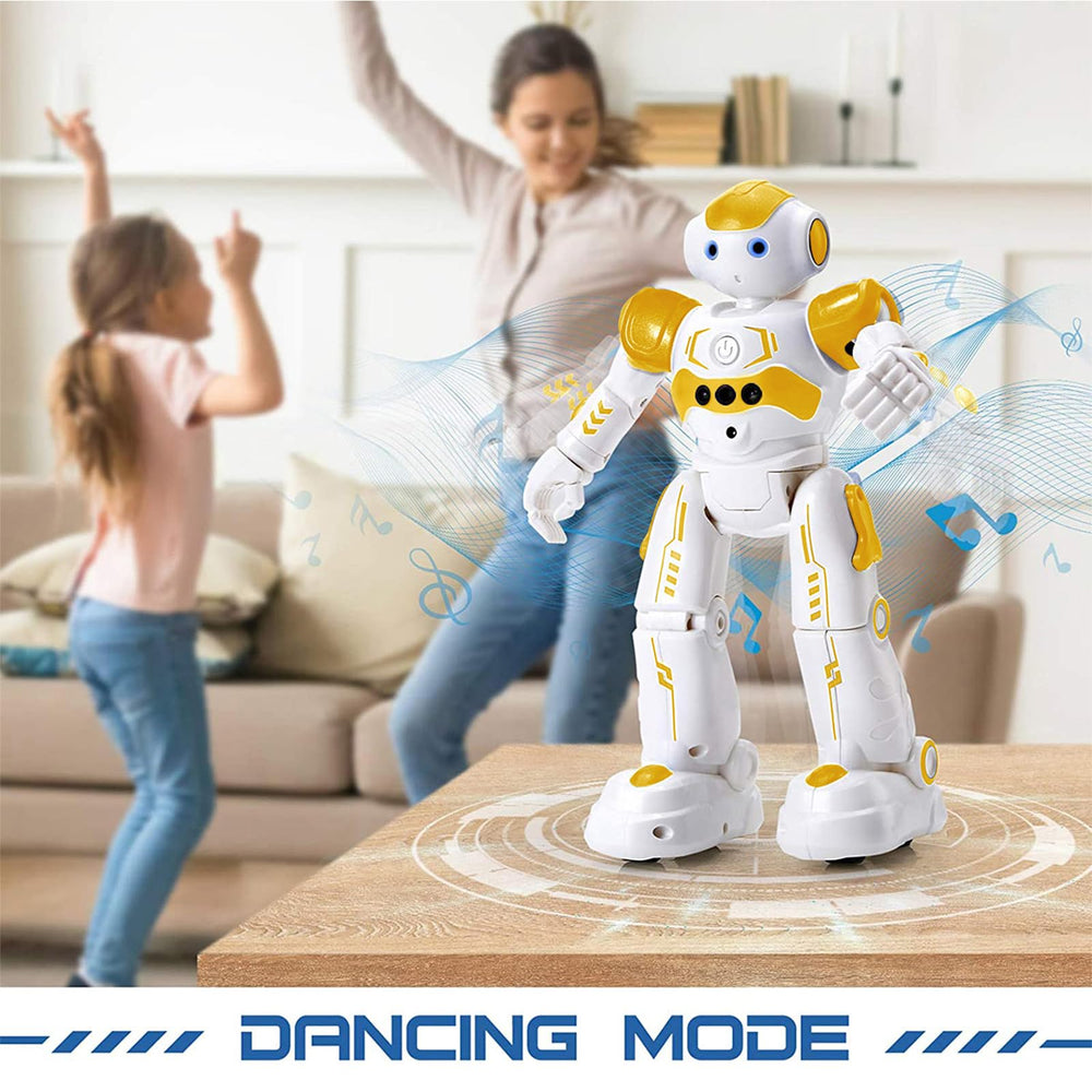 KingsDragon RC robot rechargeable via USB for quick, battery-saving fun