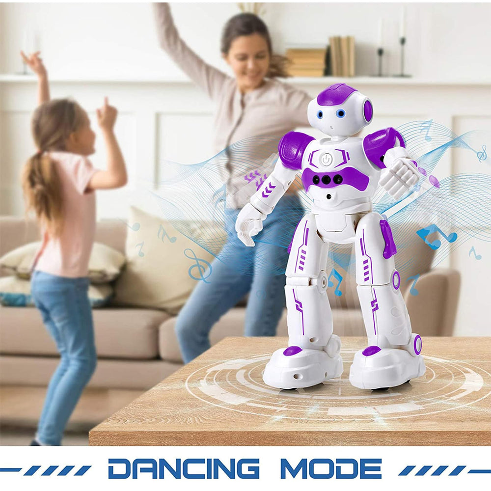 KingsDragon RC robot rechargeable battery via USB keeps playtime flexible.