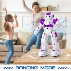 KingsDragon RC robot rechargeable battery via USB keeps playtime flexible.