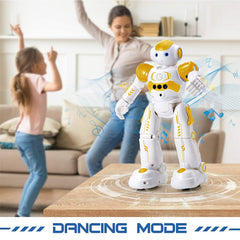 KingsDragon RC robot rechargeable via USB for quick, battery-saving fun