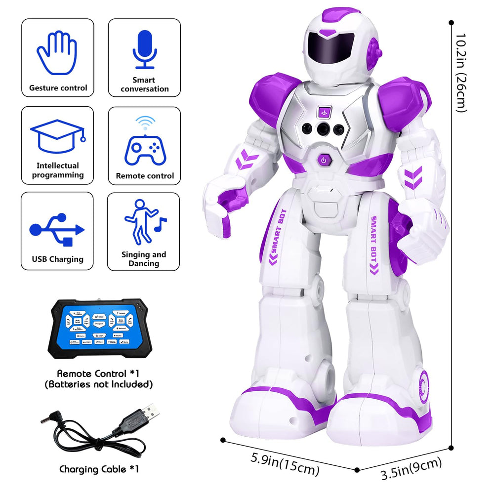 KingsDragon robots toy programmable actions enable kids to choreograph moves.