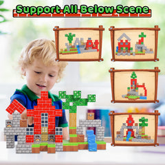 Kinhzrude Magnetic Blocks 3D building ideas spark imaginative design.