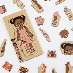 KINOKOSAY My Body Parts Puzzle muscle layer enhances fine motor skills during play.