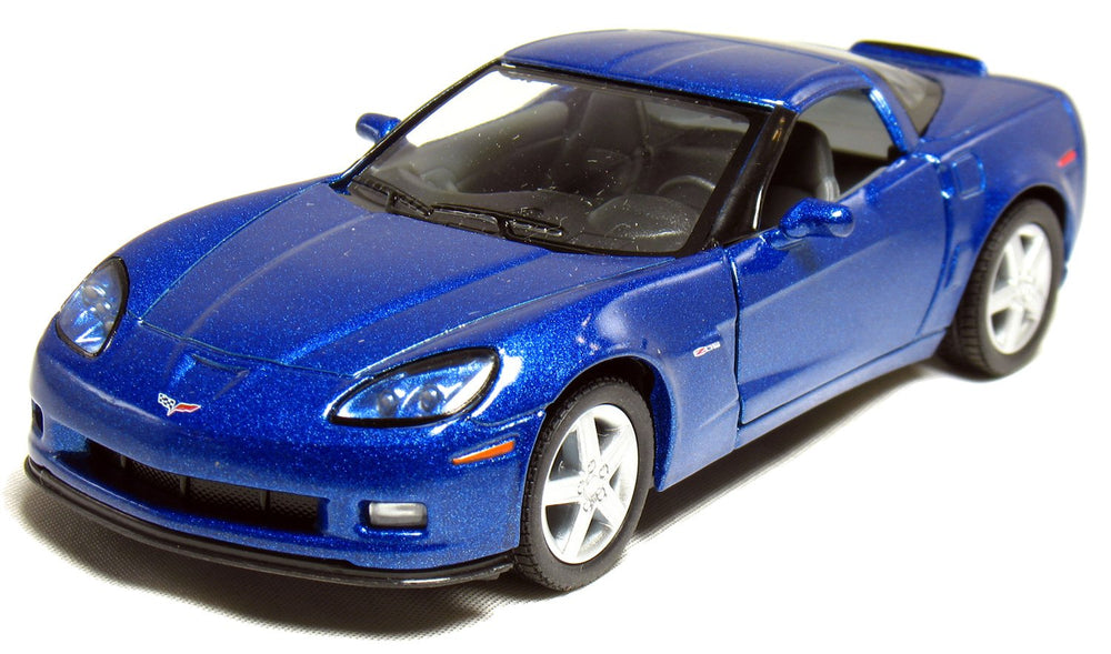 KiNSMART 2007 Corvette Z06 compact size ideal for desk or shelf display.