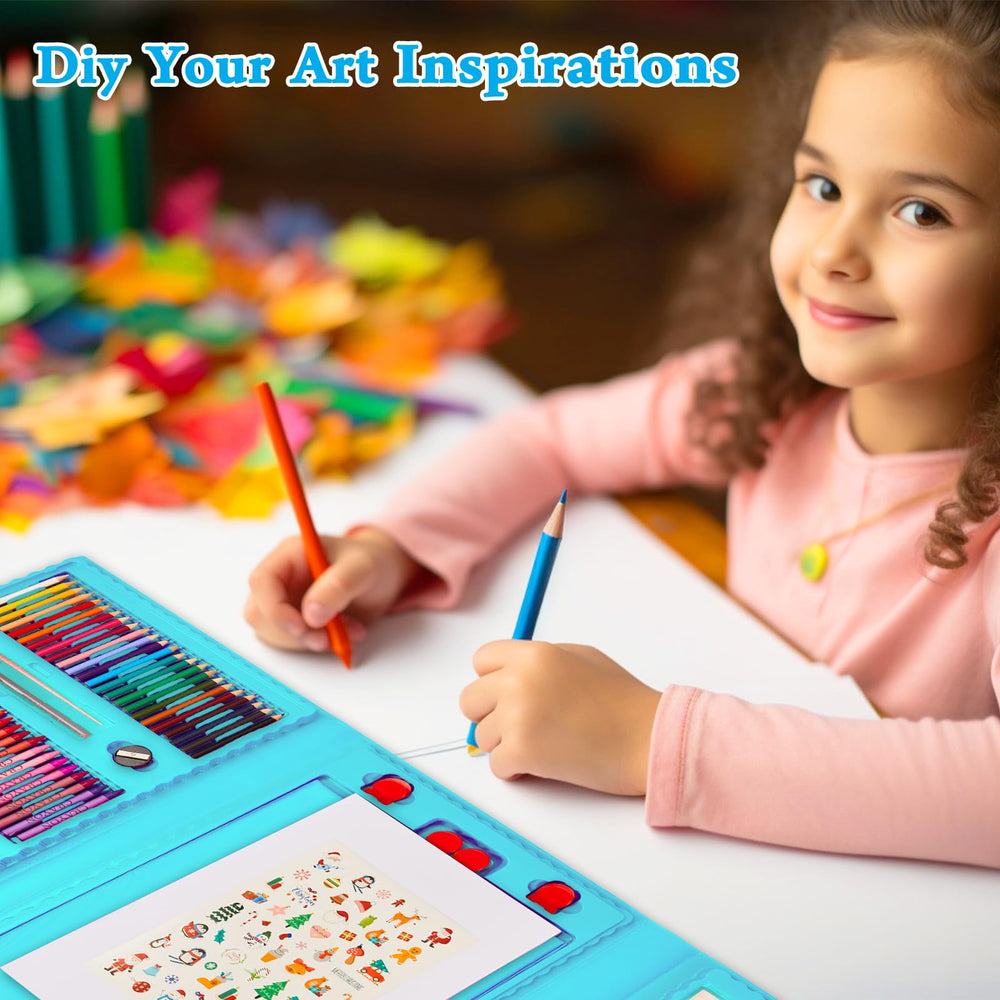 KINSPORY Art Kit organized storage supports clean, portable crafting