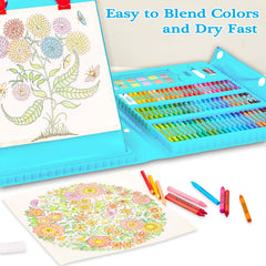 KINSPORY Art Kit travel-compact design supports on-the-go creativity
