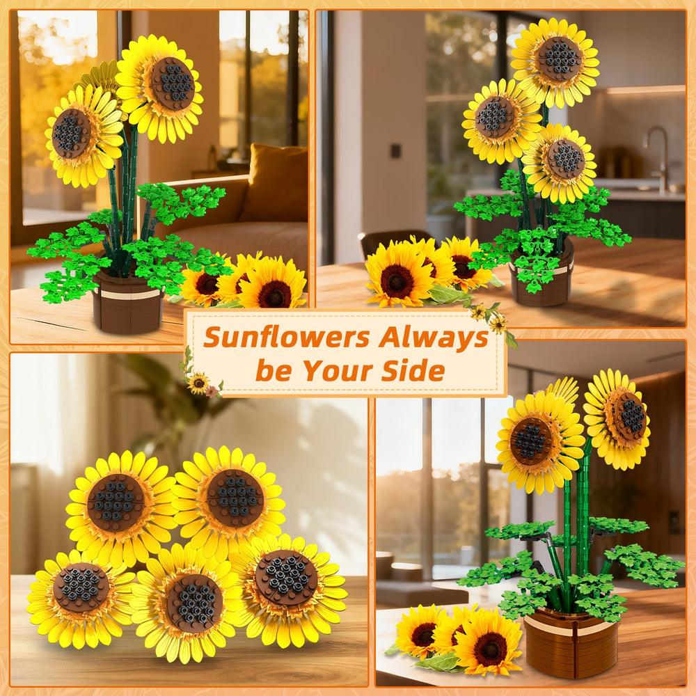 kiothdre sunflower-yellow-petals: bright petals radiate warmth in any room.