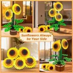 kiothdre sunflower-yellow-petals: bright petals radiate warmth in any room.