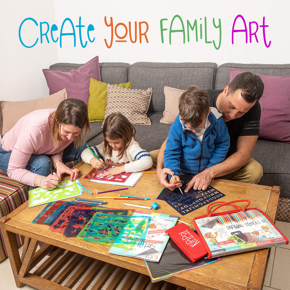 Kipipol durable non-toxic plastic stencils ensure safe, long-lasting use.