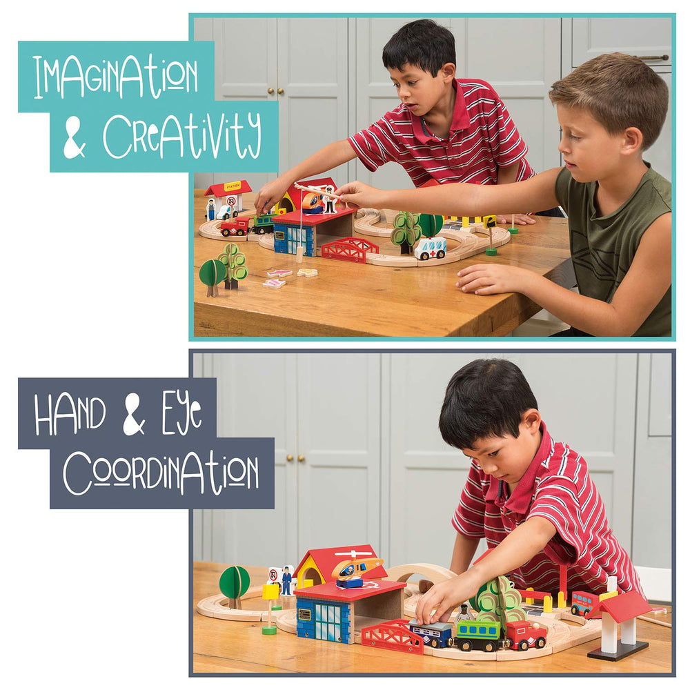KipiPol magnetic trains glide smoothly for engaging pretend journeys