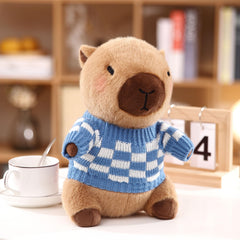 Kireidane capybara plush with bag accessory for pretend shopping