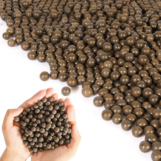 KISEER 10mm soil-color slingshot ammo ball ready for practice.