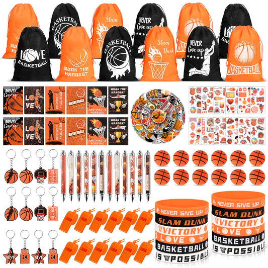 KISPATTI basketball drawstring bags for party favors and easy gifting.