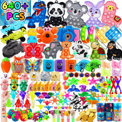 Kiss Monkey 640 PCS treasure box toys for classroom rewards and party favors