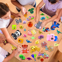 Kiss Monkey colorful stress-relief fidgets provide sensory play for kids.