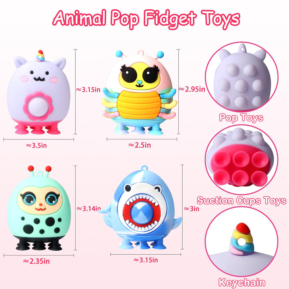 KissFree 3D animal suction cup toy shown on a surface for play and bath time.
