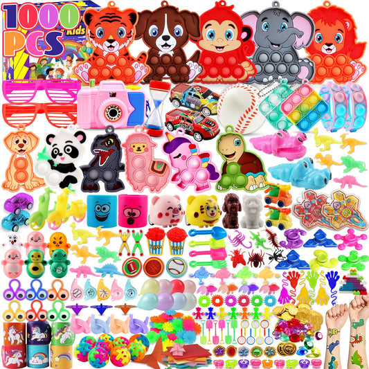 KissFuture 1000pcs party-favors-box offers colorful, kid-friendly rewards for celebrations.