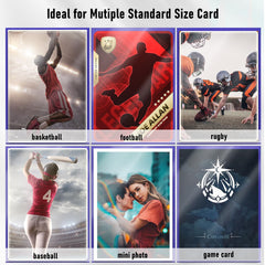 Kitoyz matte and glossy sides enhance privacy while keeping cards visible.