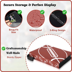 Kitoyz PU leather durable cover protecting cards during handling.