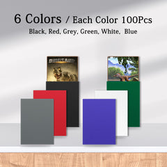 Kitoyz six-color variety pack showing color options for personalized card sets.