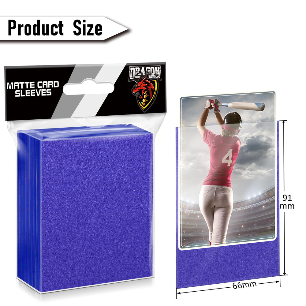 Kitoyz standard-size card sleeves fit MTG, baseball, and football cards.