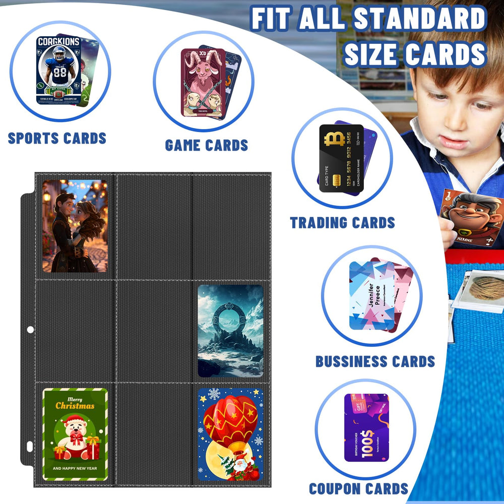 Kitoyz sleeves with side-loading design shown for secure, easy card access.