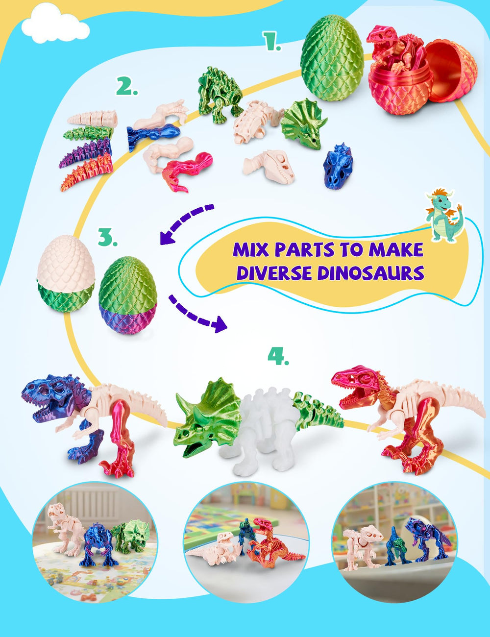 KittyCode mix-and-match inspires creative hybrids with interchangeable limbs and heads.