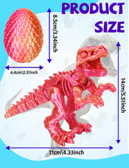KittyCode dinosaur egg skeleton shown with lifelike bones for display and study.