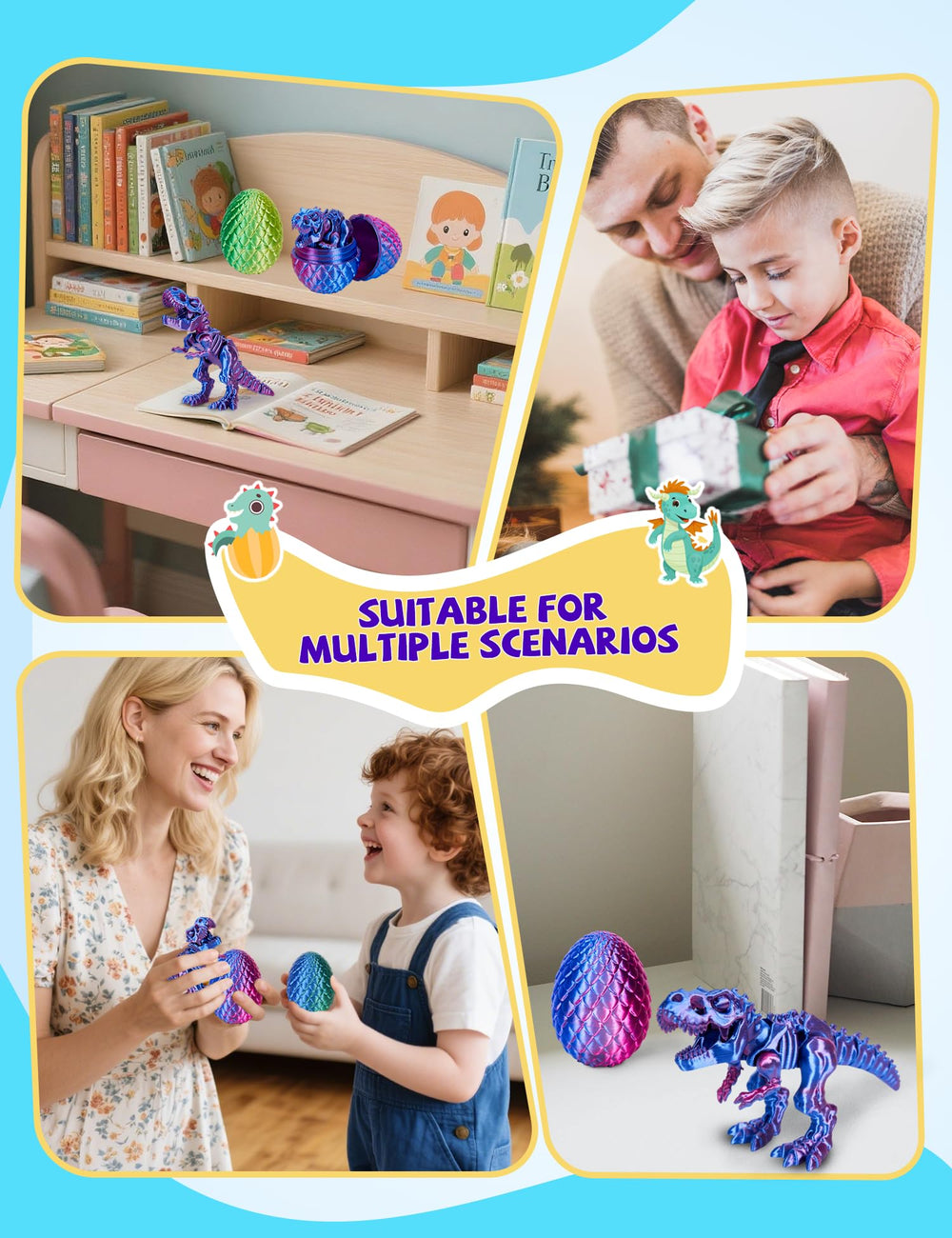 KittyCode gift-ready set: ideal present for birthdays or dinosaur lovers.