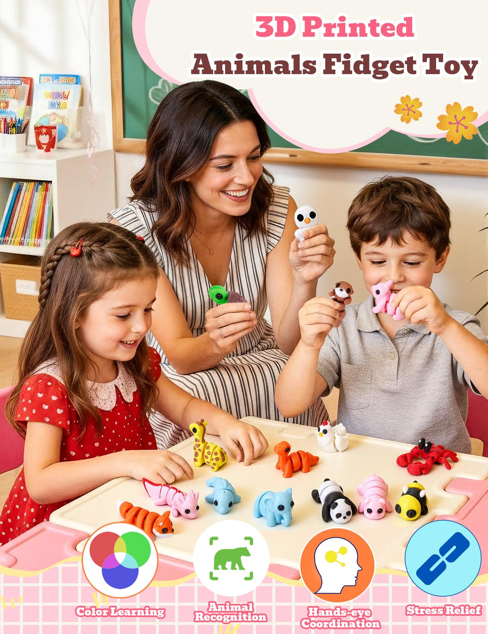KittyCode sensory-friendly figures with smooth surfaces for tactile play