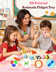 KittyCode sensory-friendly figures with smooth surfaces for tactile play