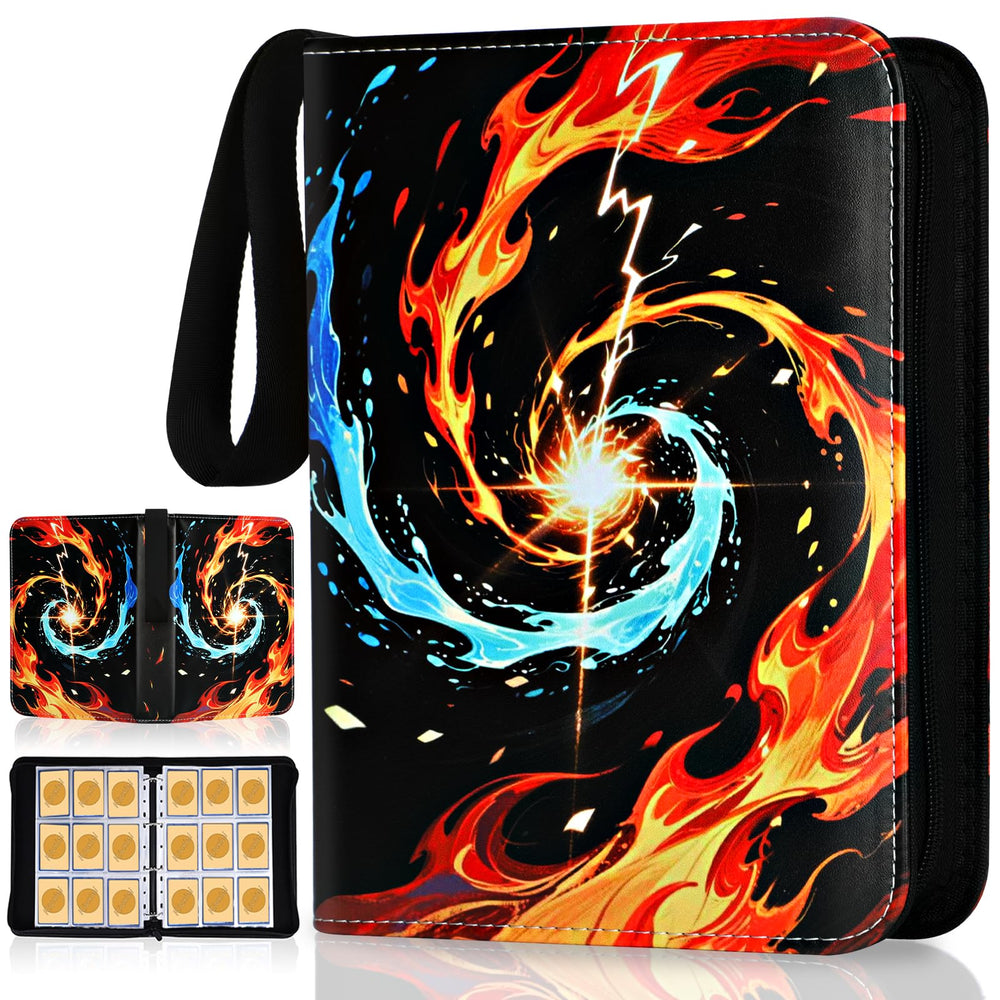Kivxizi 9-pocket card binder cover for travel-friendly display