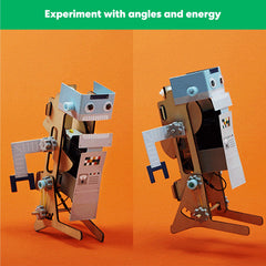 KiwiCo Jumping Robot spring mechanism powering safe motion.