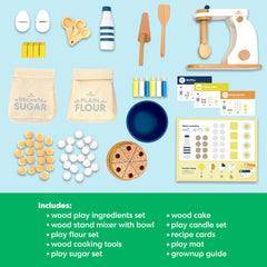 KiwiCo Bake-a-Cake Stand Mixer box-oven image, showcasing open-ended pretend play.