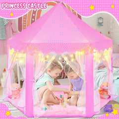 KIXINWA castle playhouse for kids offers a cozy, shared pretend space.