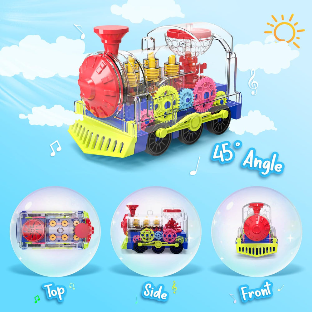 Kizeefun gimbal wheels turn automatically when bumped, adding playful surprises.