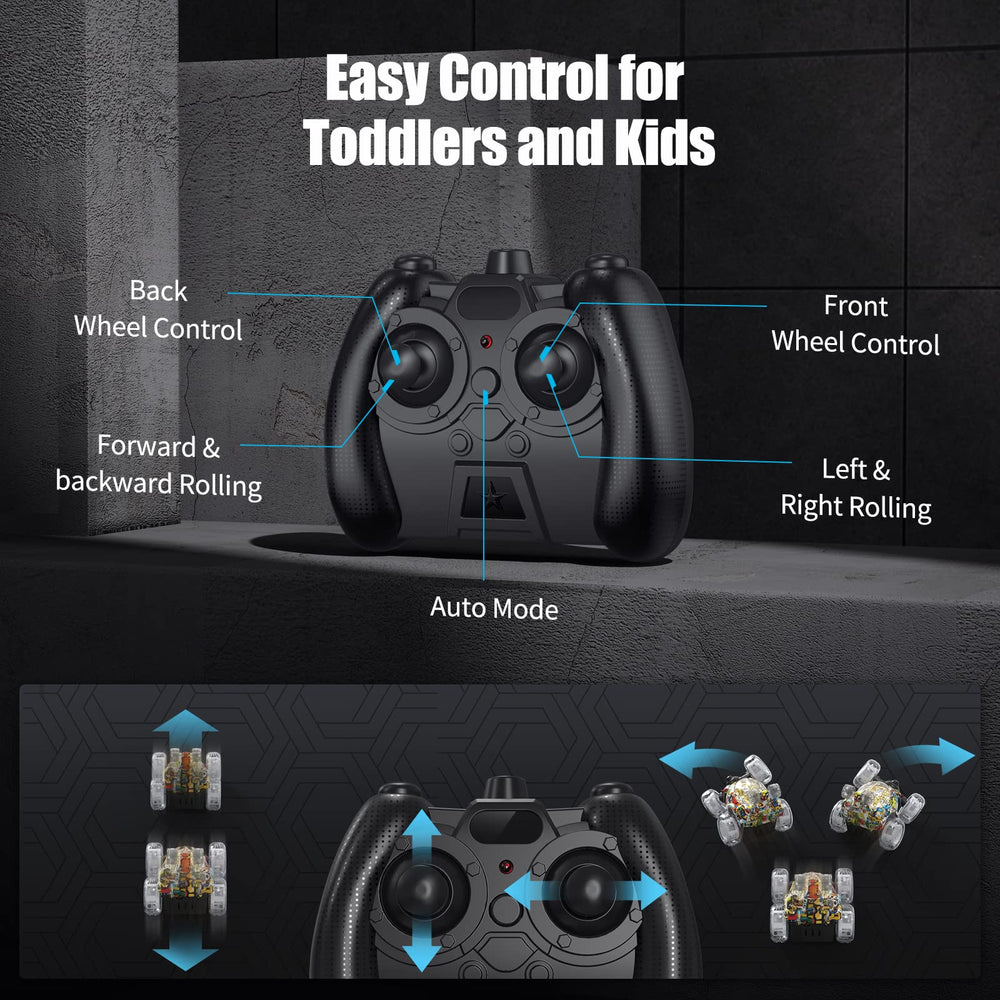 Kizeefun RC car back-wheel stretch enables expressive dancing moves during play