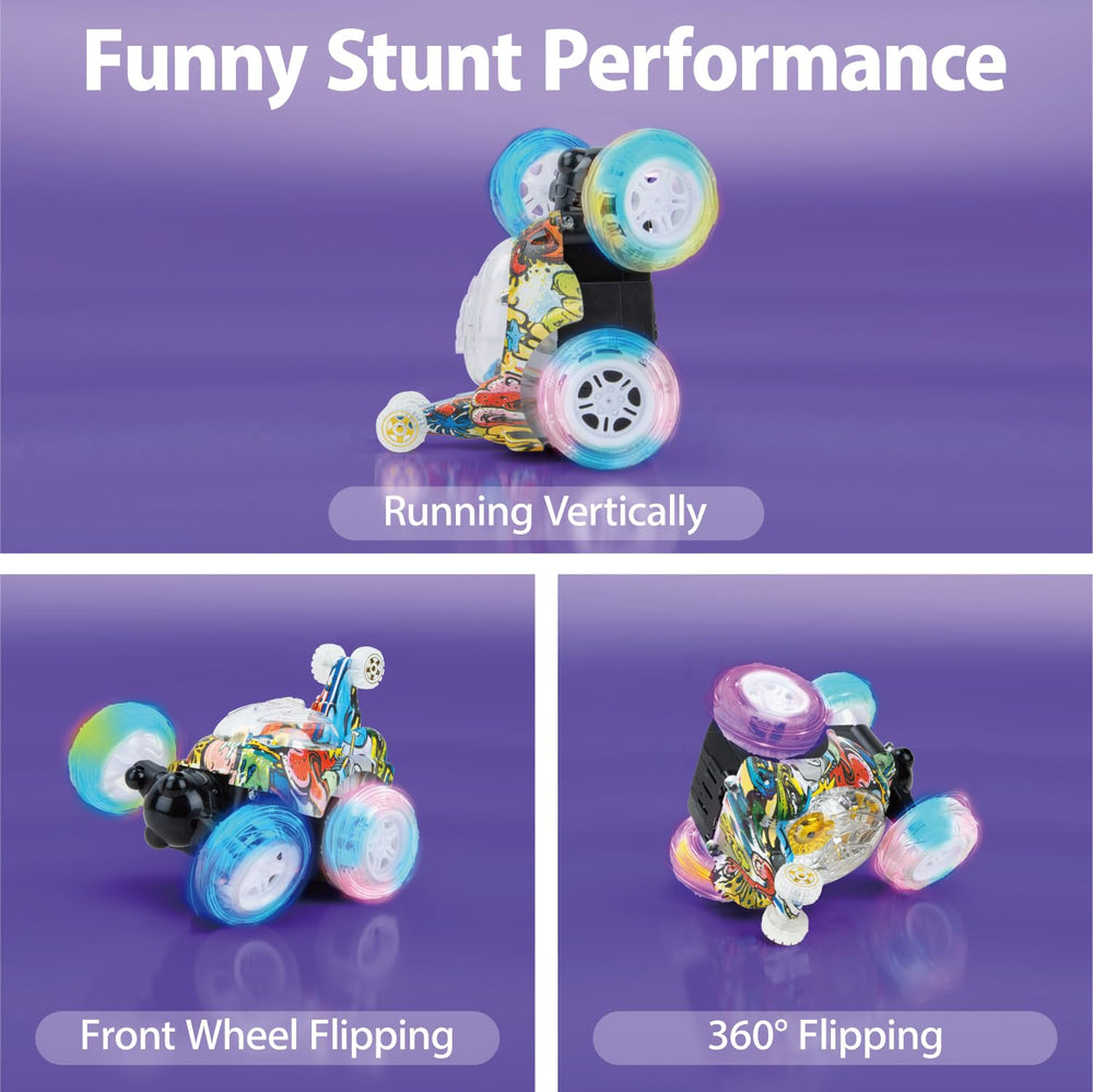 Kizeefun RC car demonstrates double-sided driving for versatile racing fun