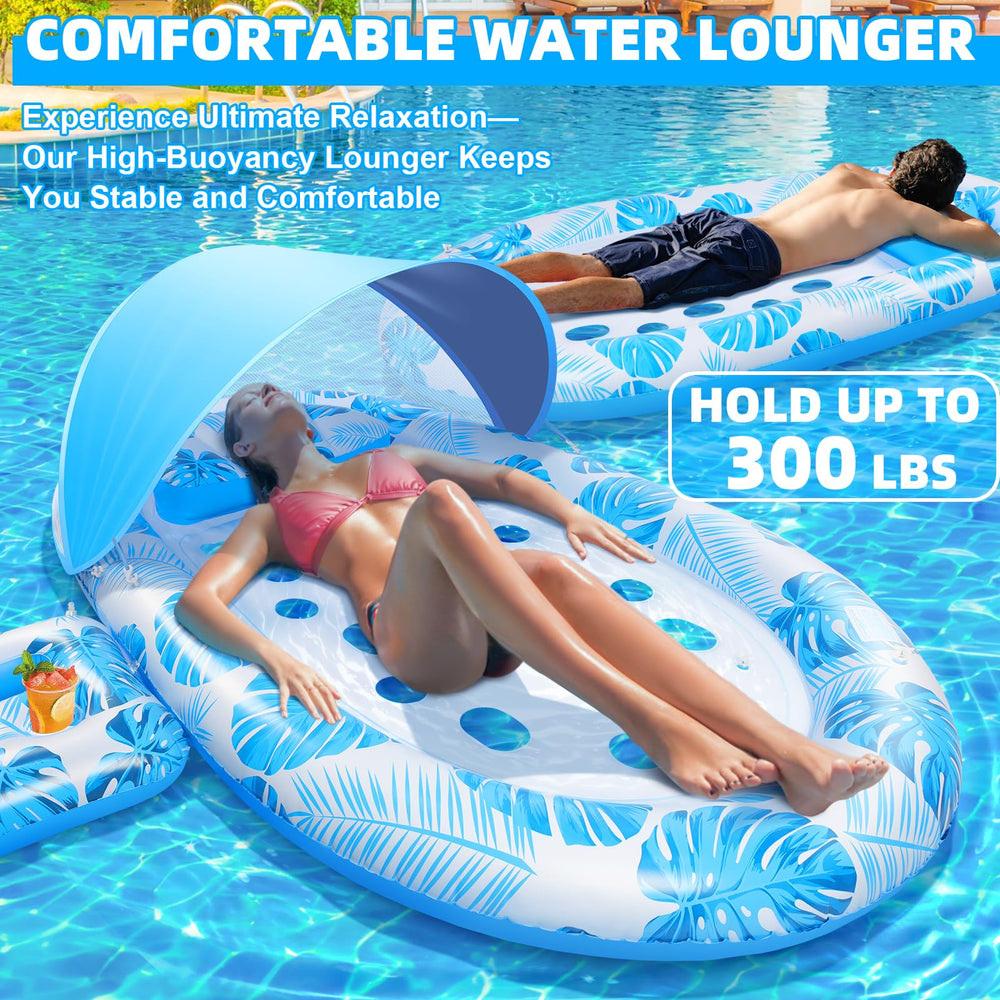 KIZJORYA connectable floating raft enables easy floats with friends.