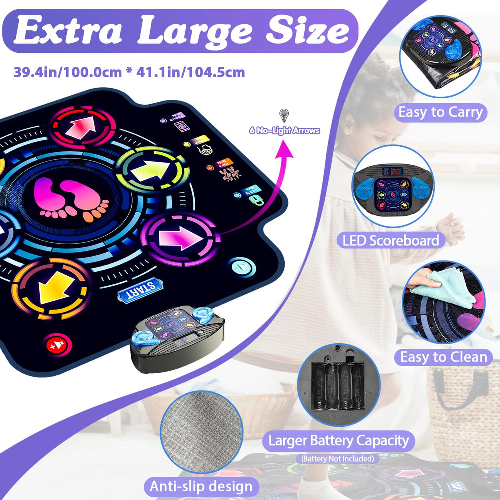 KIZJORYA foldable, portable mat for indoor and outdoor use.